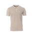 Polo Beige Homme RMS26 Micromotif - 3XL