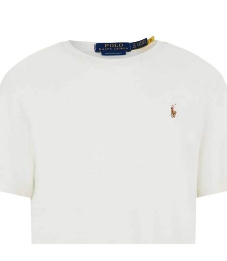 T-shirt Homme Crème Pâle Ralph Lauren