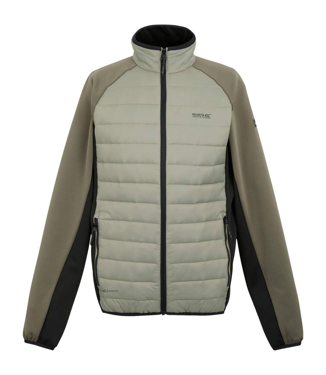 Veste Hybride Clumber Homme Sable Doré Marron Noir Regatta-1