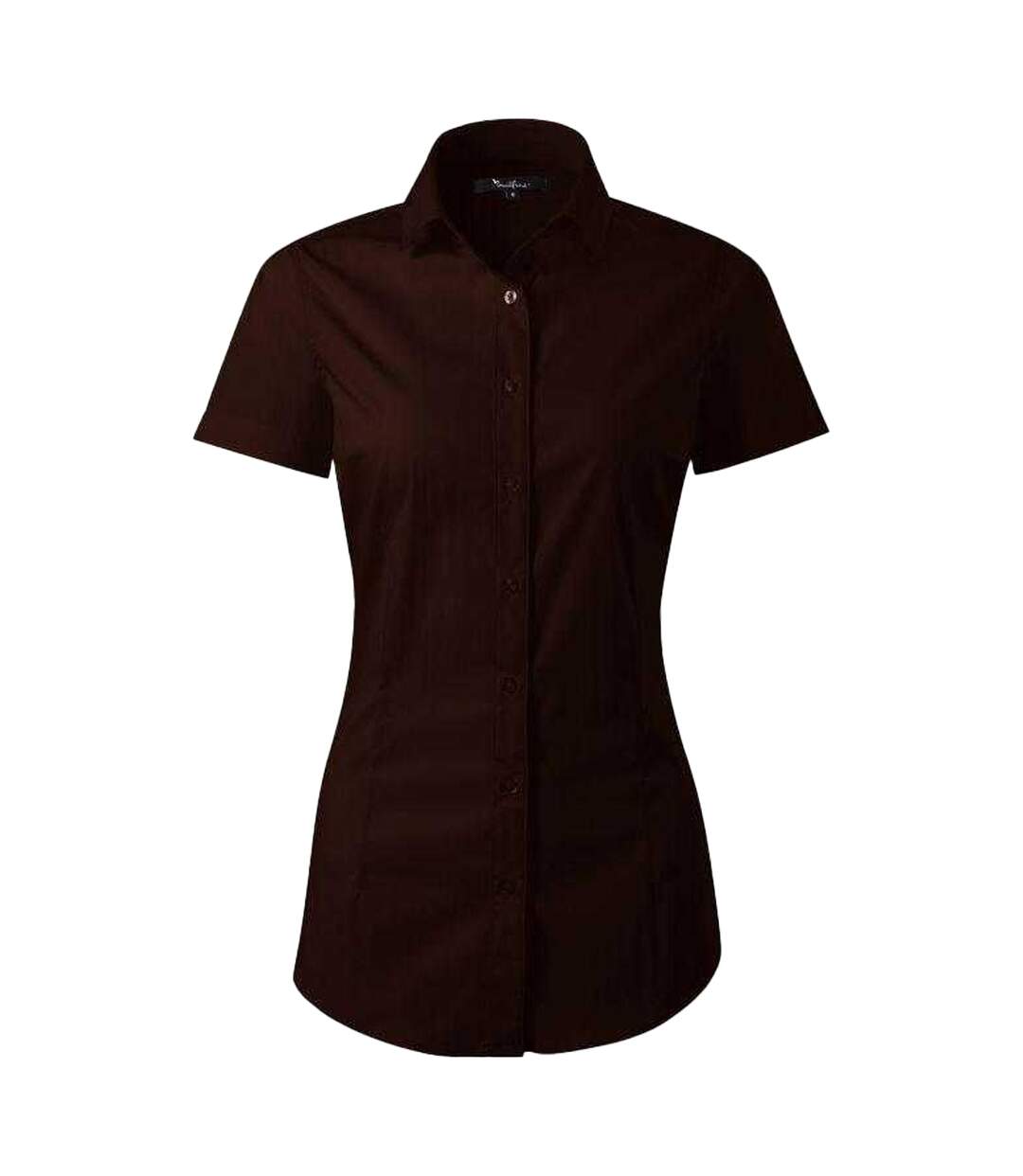 Chemisier Motif/style Éclair Femme Marron Malfini-1