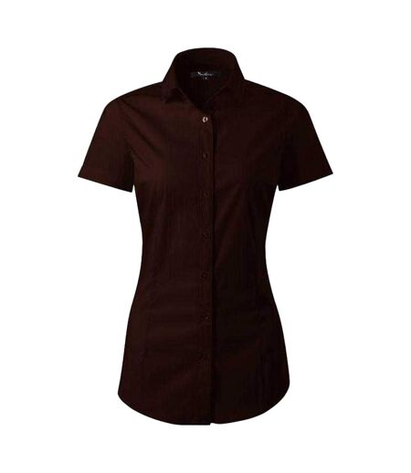 Chemisier Motif/style Éclair Femme Marron Malfini