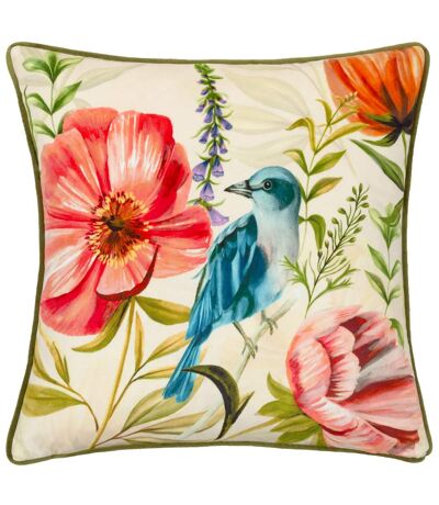 Nectar garden piping detail cushion cover 43cm x 43cm bloom Wylder