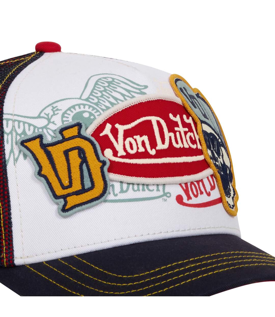 Casquette trucker fermeture snapback Von Dutch Vondutch-3