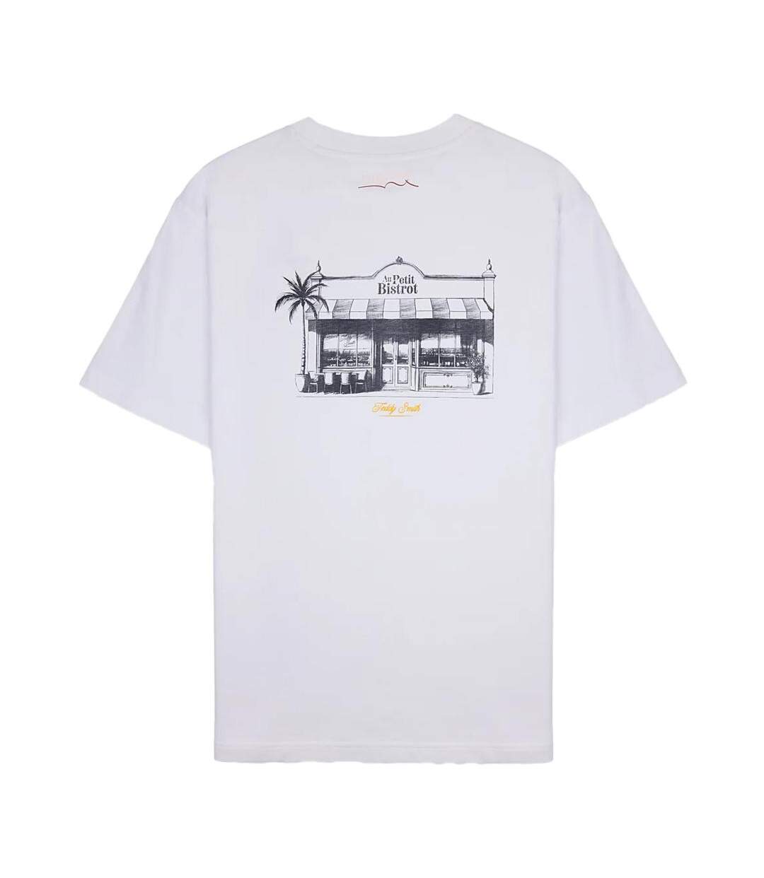 T-shirt blanc homme teddy smith bistro - l-2