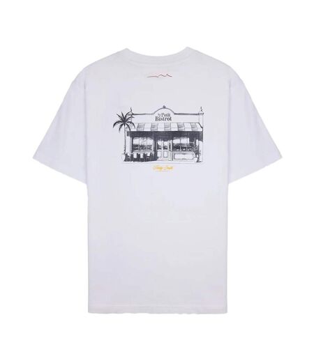 T-shirt blanc homme teddy smith bistro - l