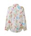 Womens/ladies Celestial Marley Patterned Shirt Cream Never Fully Dressed-2