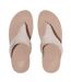 Womens/ladies Lulu Maxi Crystal Sandals Beige Fit Flop-3