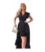 Robe Portefeuille Motif/style À Pois Femme Noir AX Paris-3