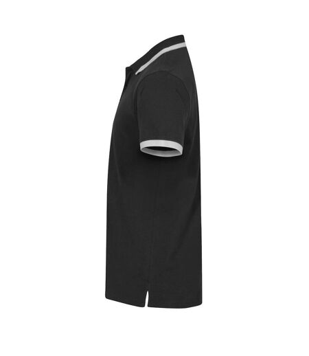 Mens Austin Polo Shirt Black Clique