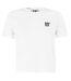 Womens/ladies Logo Crop T-shirt White 11 Degrees-2