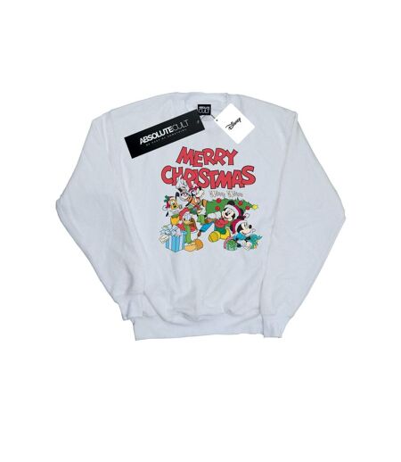 Disney Pantalon de survêtement Mickey And Friends Winter Wishes - Femmes/Ladies (Blanc) - UTBI28079