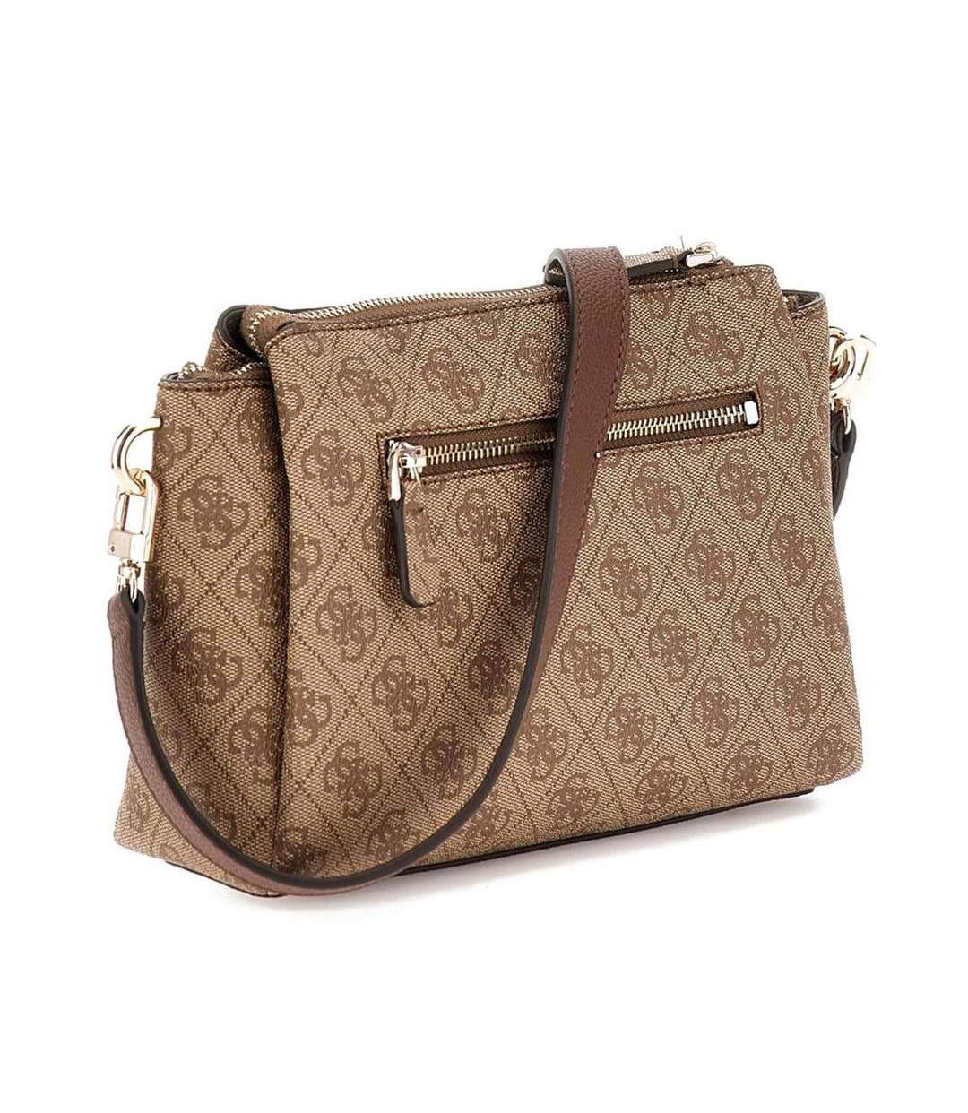 Sac à Bandoulière Marron Femme Guess Noelle - Taille unique