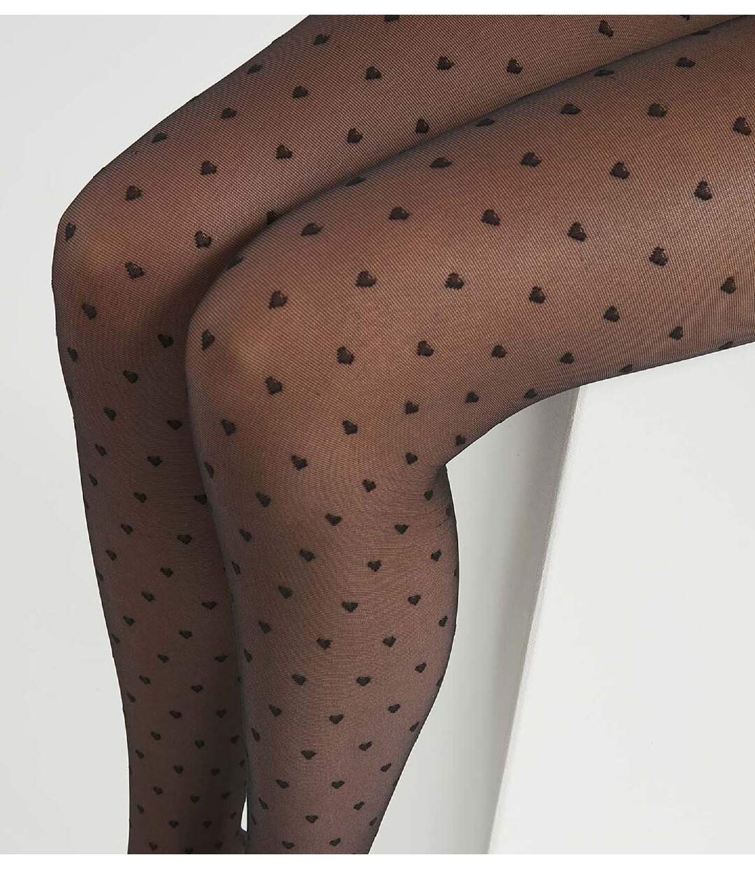 Collant Lover à motif coeurs Style-2
