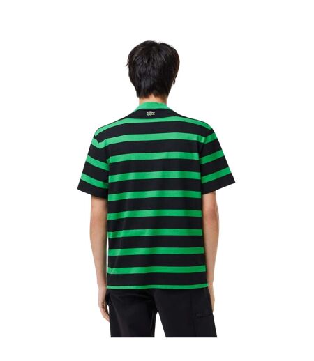 T-shirt Homme Vert Noir Lacoste