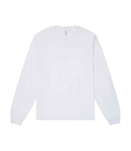 Unisex Adult Heavy Boxy Long-sleeved T-shirt White Bella + Canvas