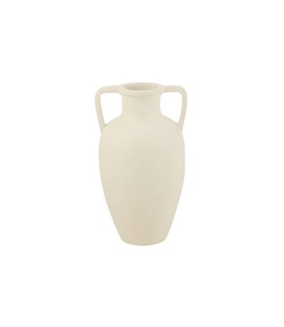 Vase avec Anses Amphore 48cm Blanc