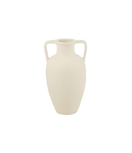 Vase avec Anses Amphore 48cm Blanc