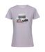 T-shirt fingal femme lilas pâle Regatta