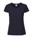 Fruit Of The Loom Womens/Ladies Fit Ringspun Premium Tshirt (Black)