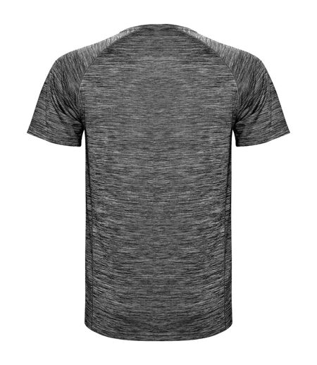 T-shirt Austin Homme Noir Chiné Roly Sport