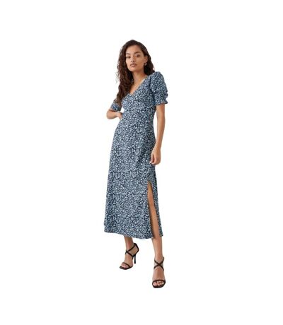 Robe mi-longue femme bleu Dorothy Perkins