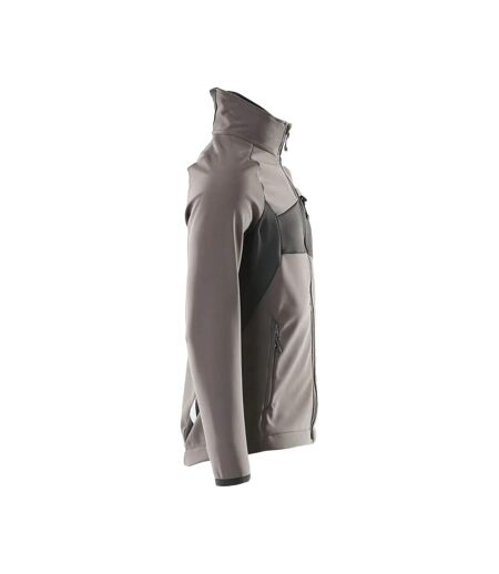 Mens Accelerate Soft Shell Jacket Dark Anthracite Black Mascot