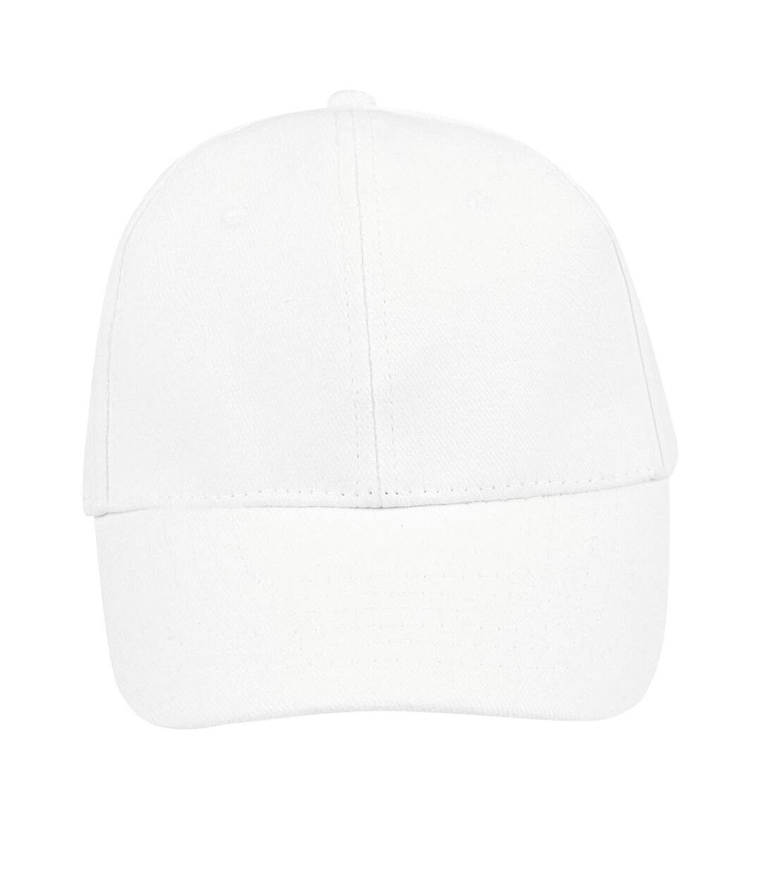 Casquette de baseball buffalo unisexe blanc SOLS-4