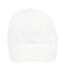 Casquette de baseball buffalo unisexe blanc SOLS-4