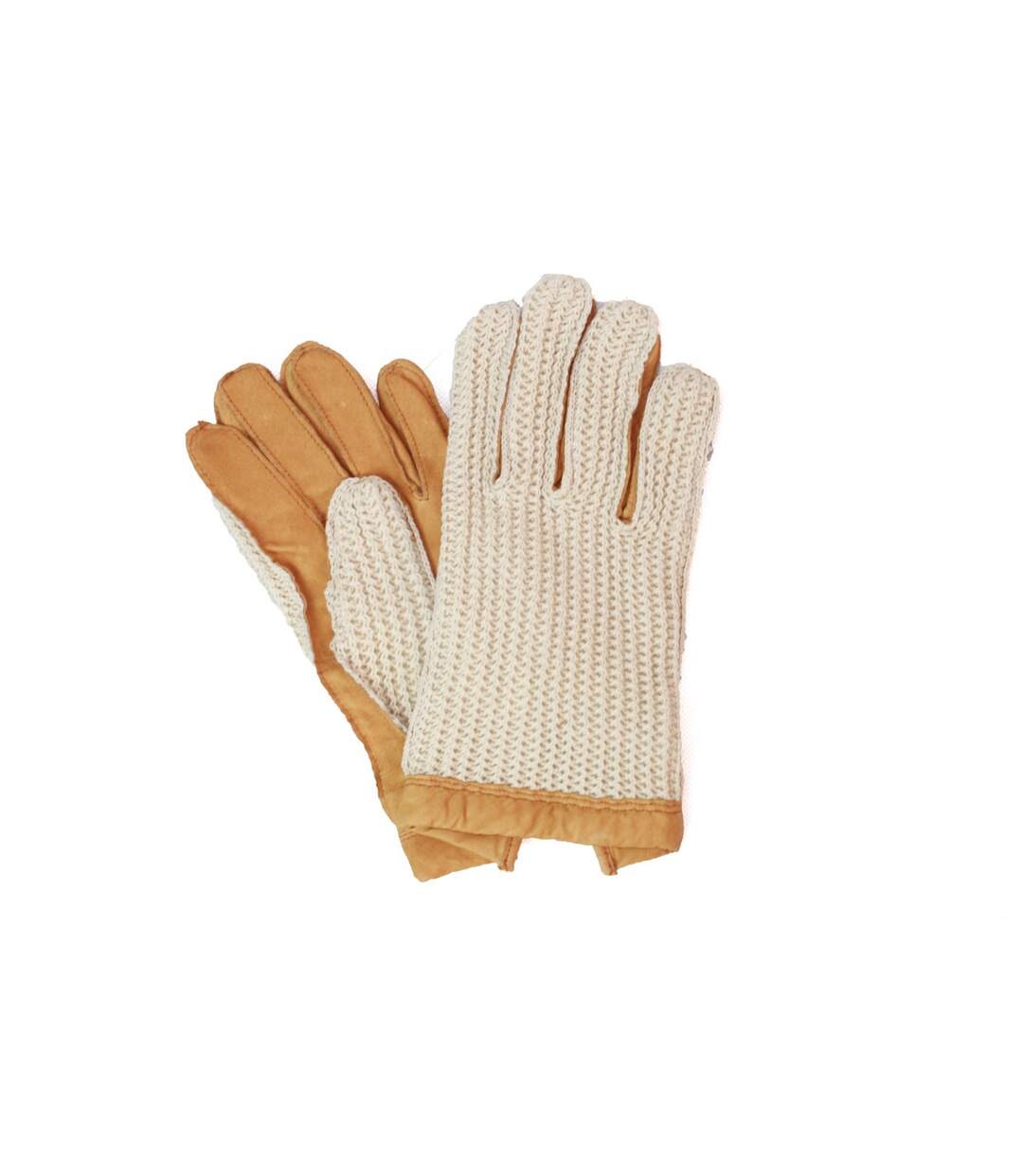 Eastern Counties Leather - Gants de conduite en crochet (Beige) - UTEL289