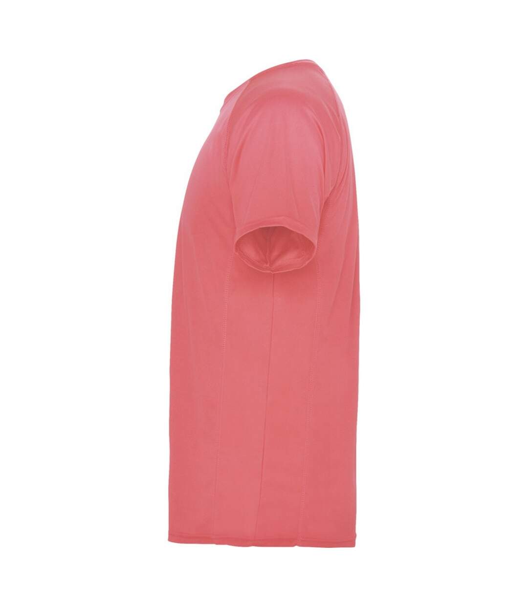 Mens Montecarlo Short-sleeved Sports T-shirt Fluorescent Coral Roly-4