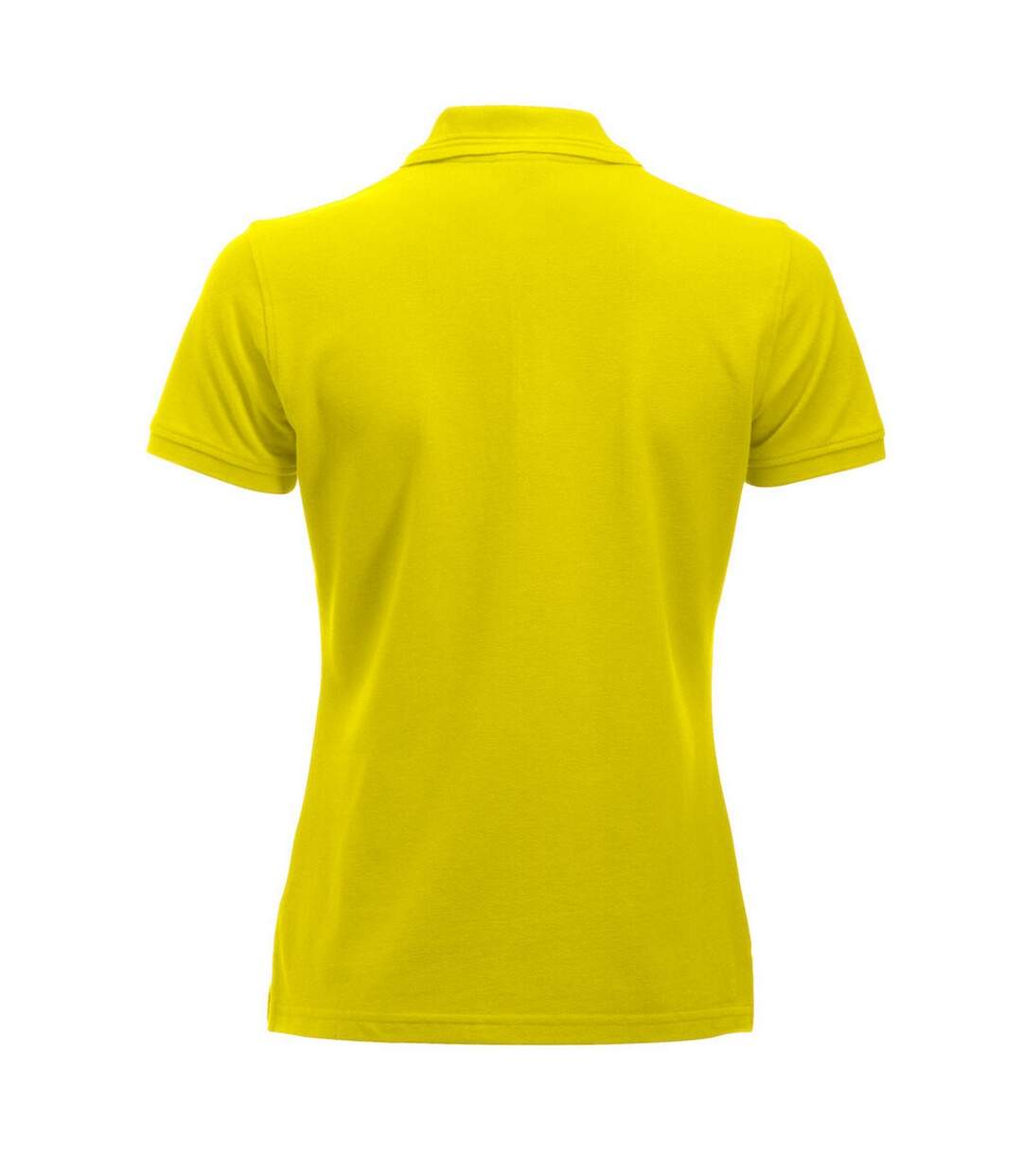 Polo Manhattan Femme Jaune Fluo Clique-2