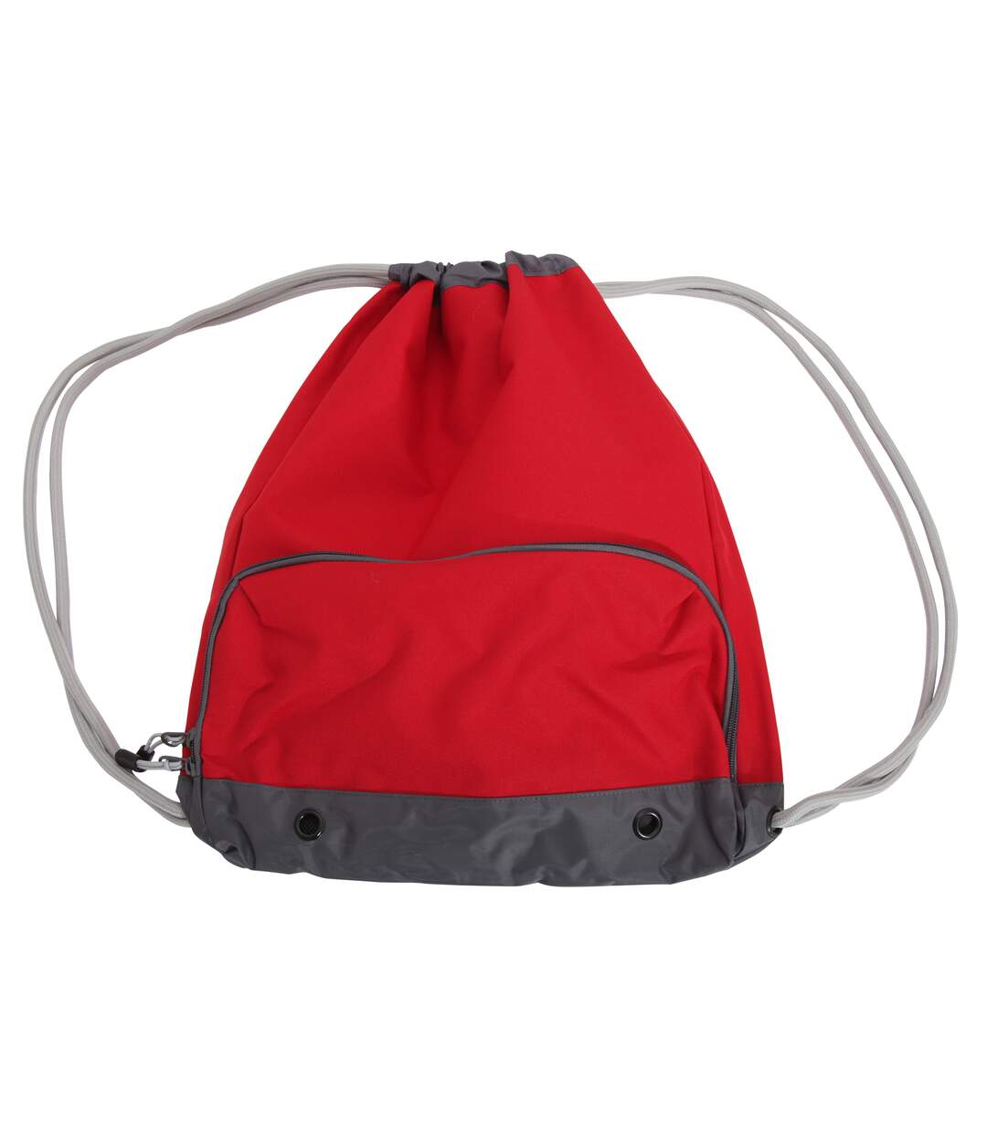 Athleisure Sac De Gym Hydrofuge À Cordon Taille Unique Rouge Bagbase-1