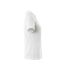 Womens/ladies Crossover Polo Shirt White Mascot-3