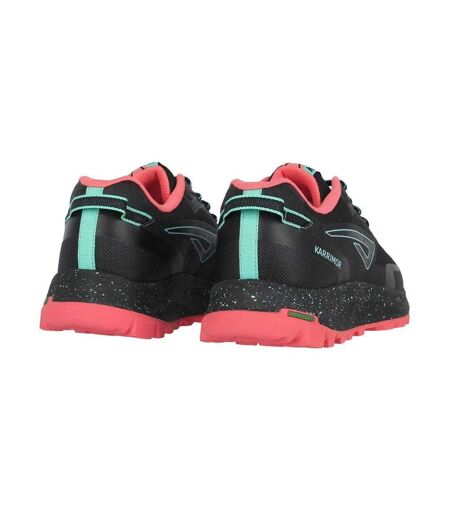 Womens/ladies Tempo Trail Running Trainers Black Pink Karrimor