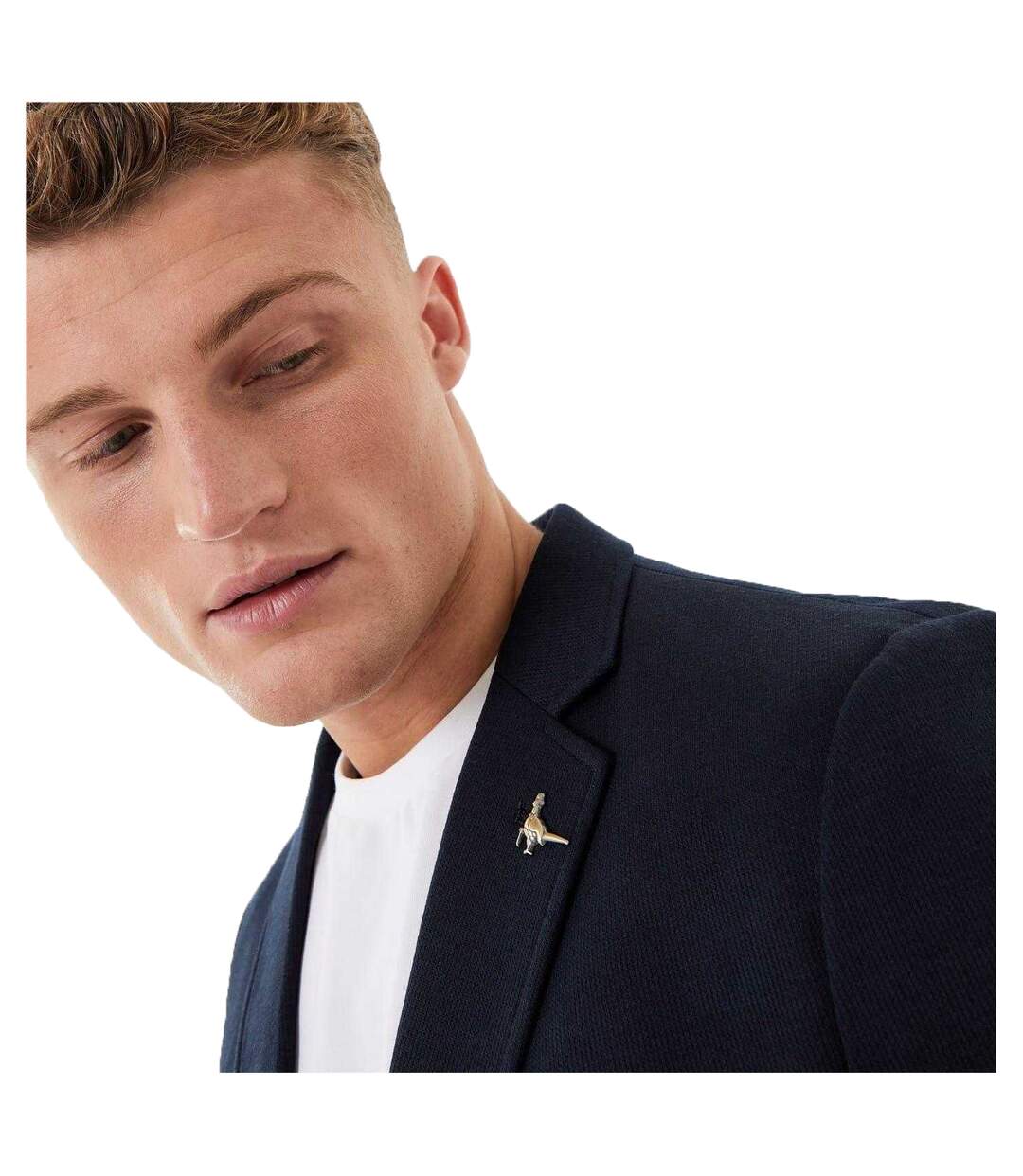 Blazer Motif/style Logo Homme Bleu Marine Jack Wills-3