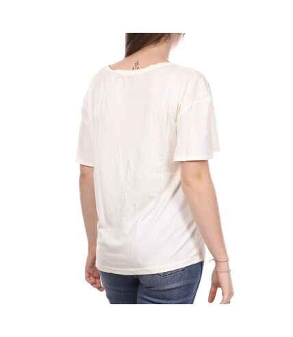 T-shirt Blanc Femme Teddy Smith Tifani - S