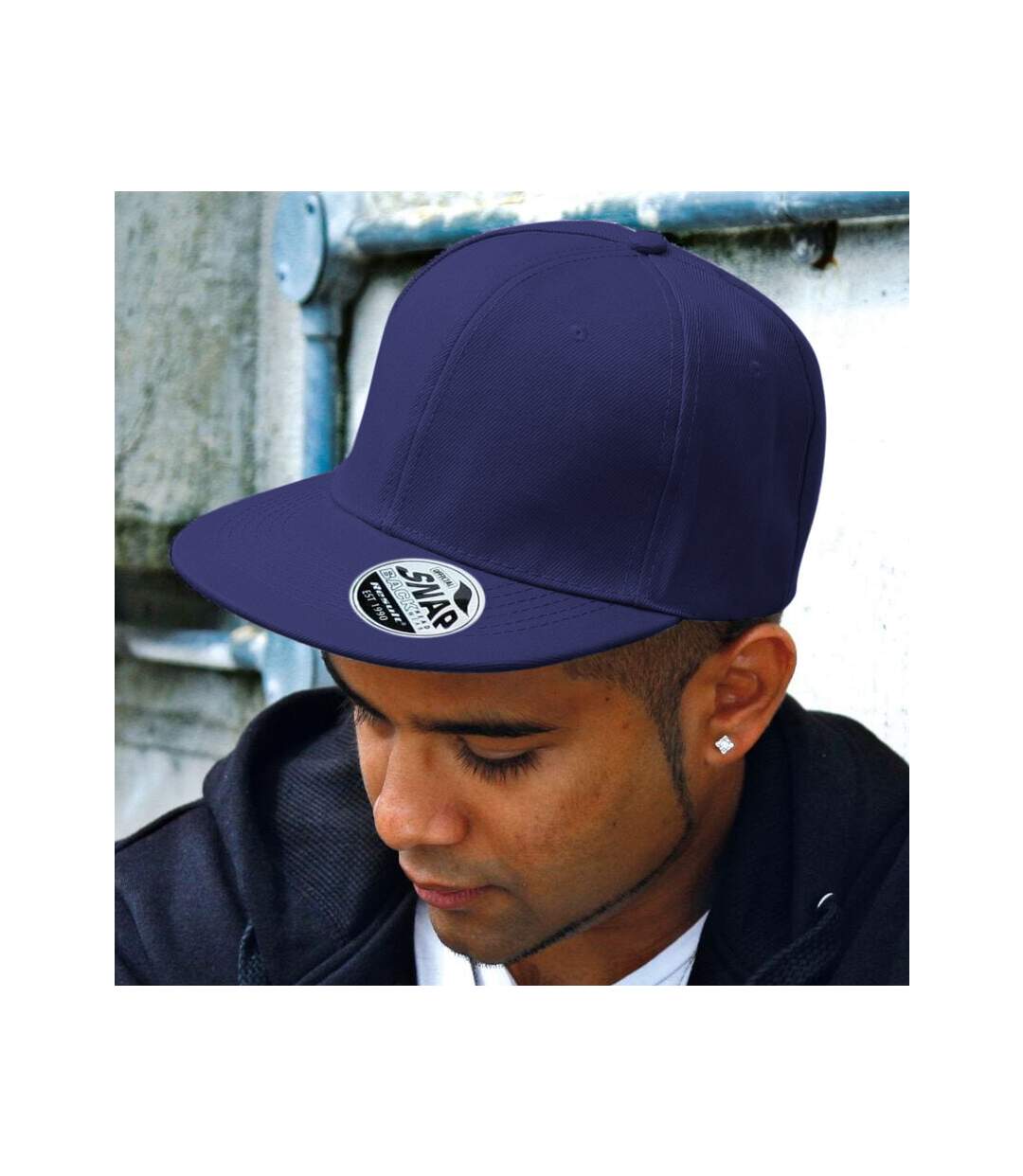 Lot de 2  casquettes bronx adulte bleu marine Result-2