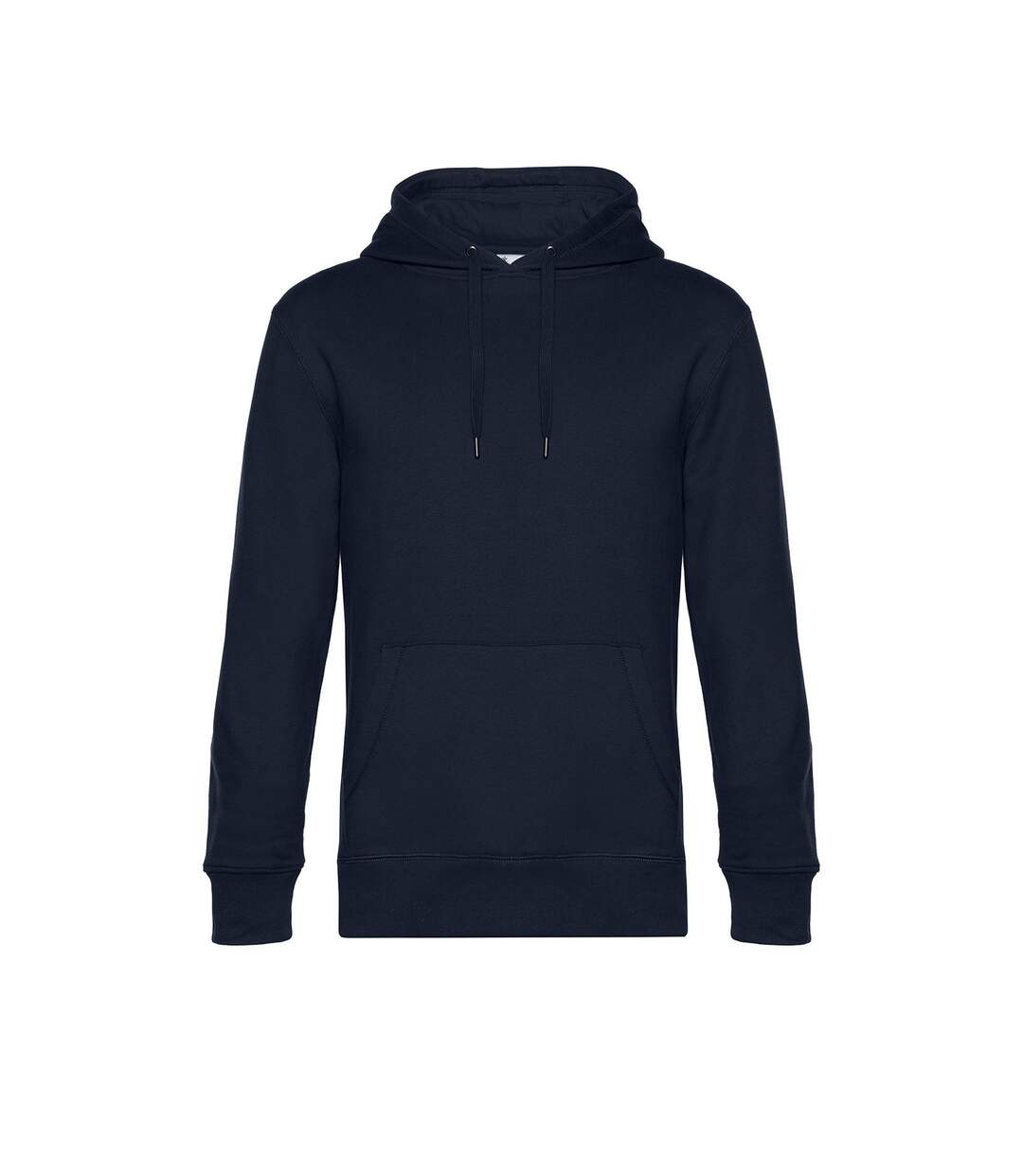 Mens King Hooded Sweater Bleu Marine B&C-1