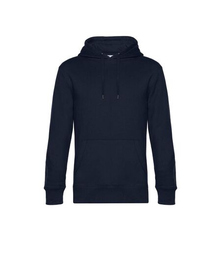 Mens King Hooded Sweater Bleu Marine B&C