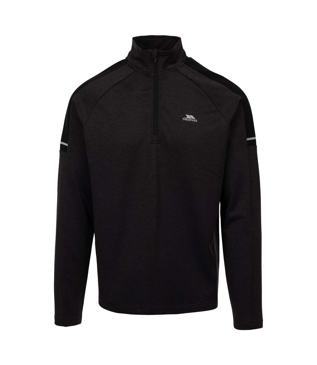 Haut De Sport Caldez Homme Noir Chiné Trespass-1