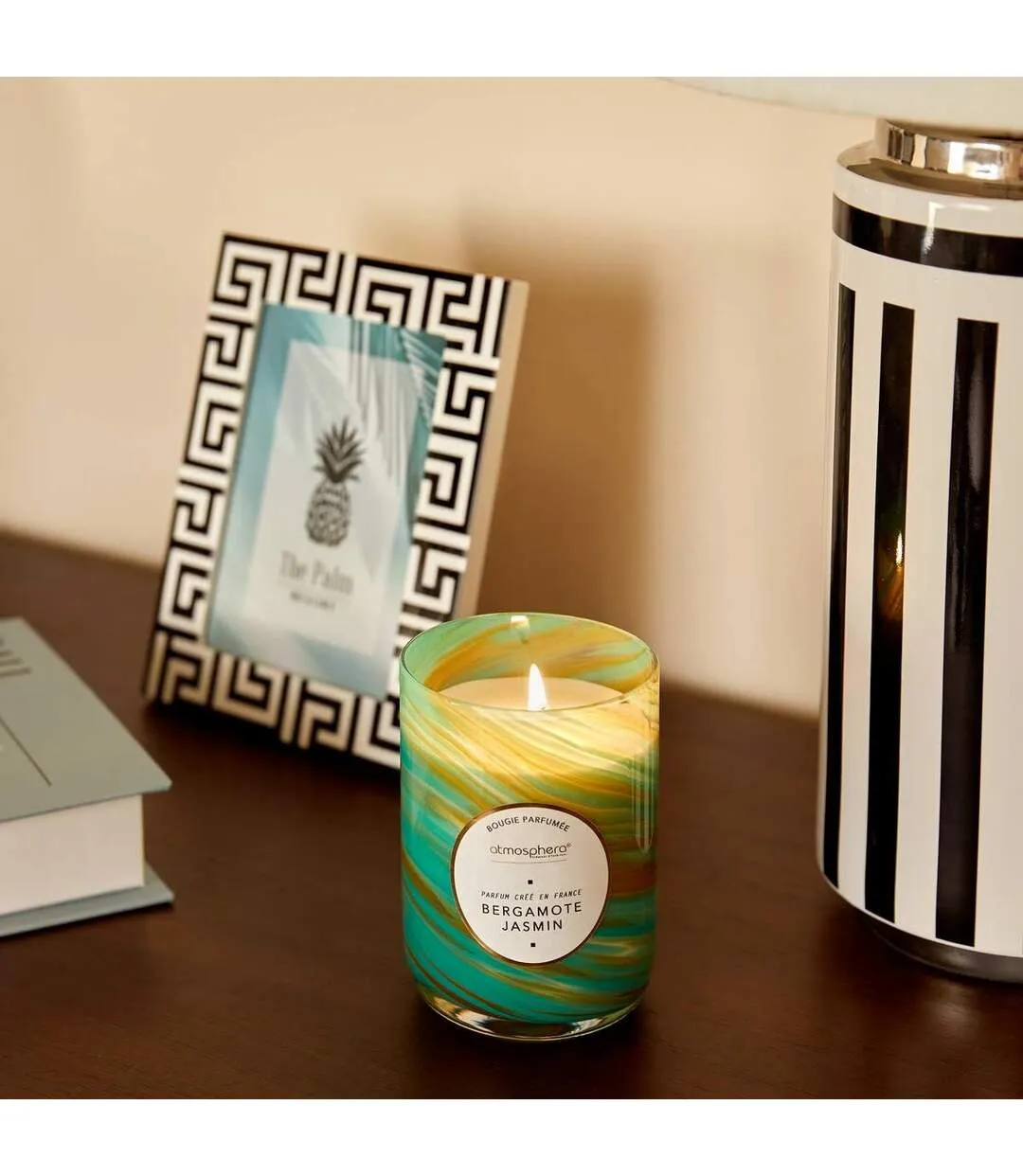 Bougie Parfumée Design Wavy 275g Bergamote & Jasmin-2