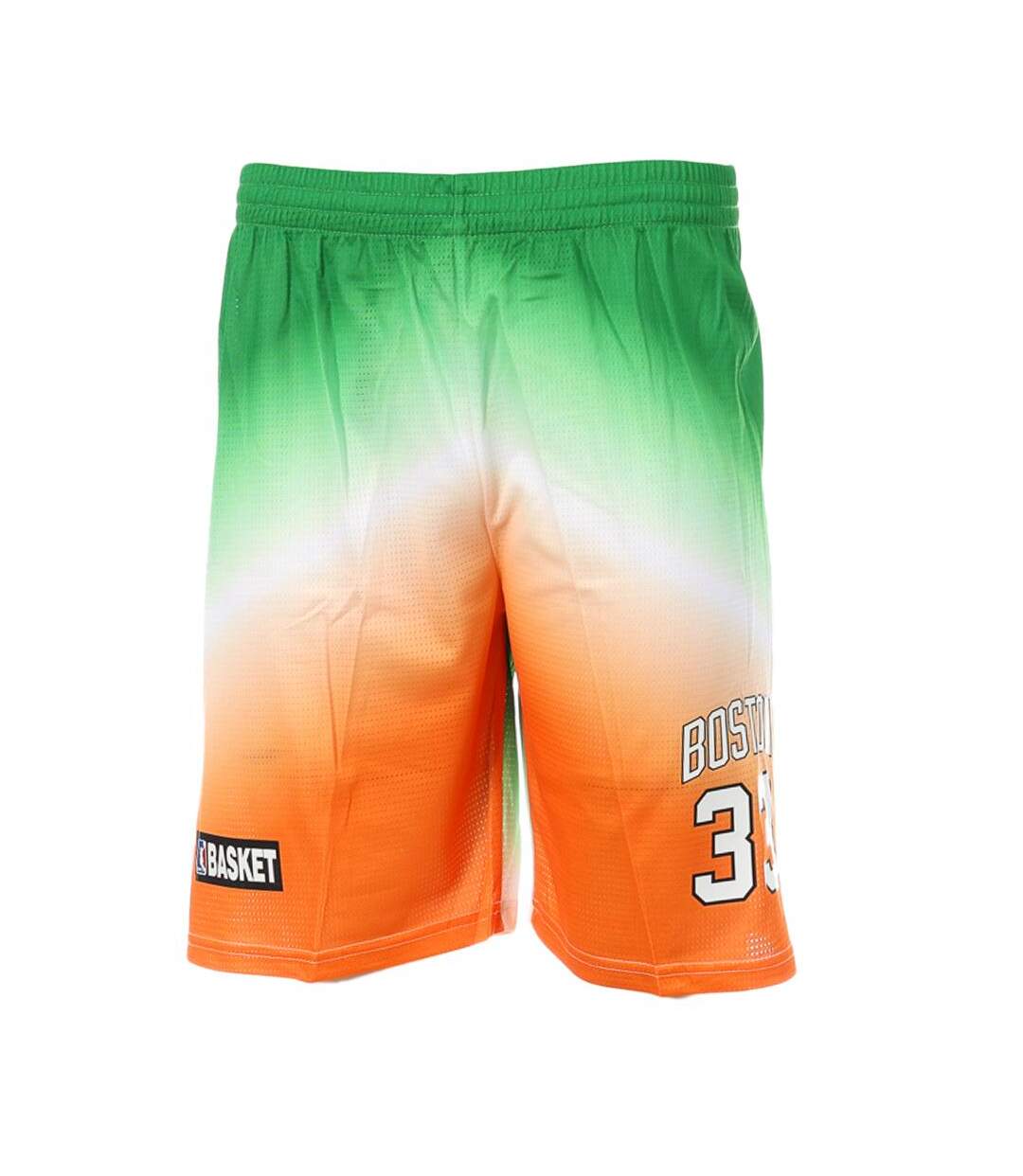 Boston Short de basket Vert/Orange Homme Sport Zone - L