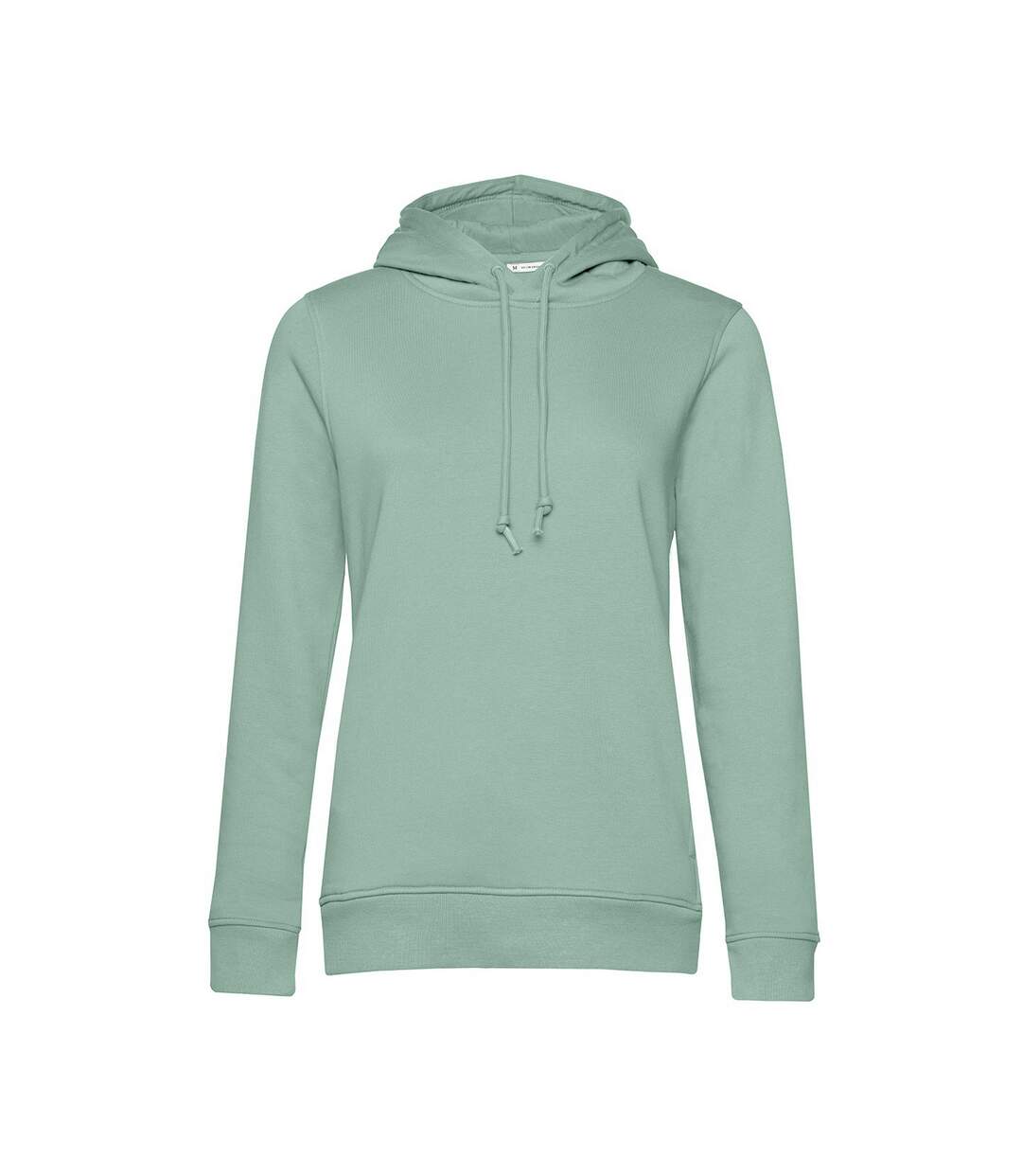 Sweat à capuche femme vert de gris B&C-1