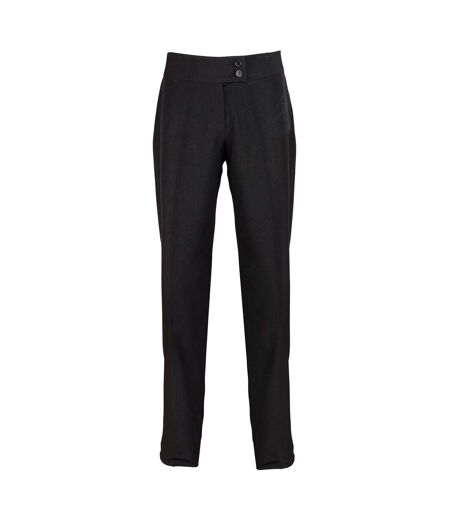 Womens/ladies iris straight leg pants black Premier