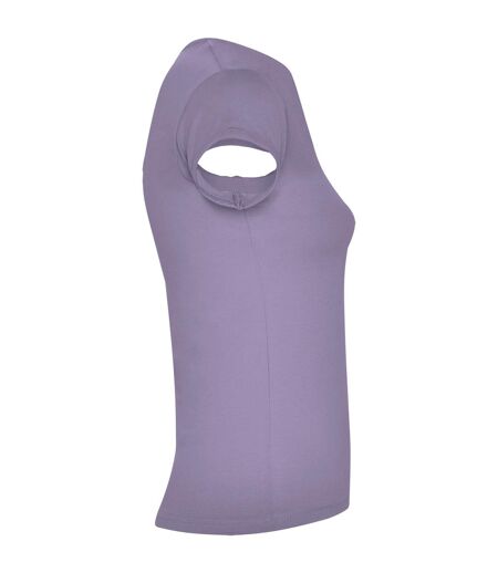 Womens/ladies Belice T-shirt Lavender Roly