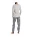 KLP2 Women's Long Sleeve Plush Winter Pajamas