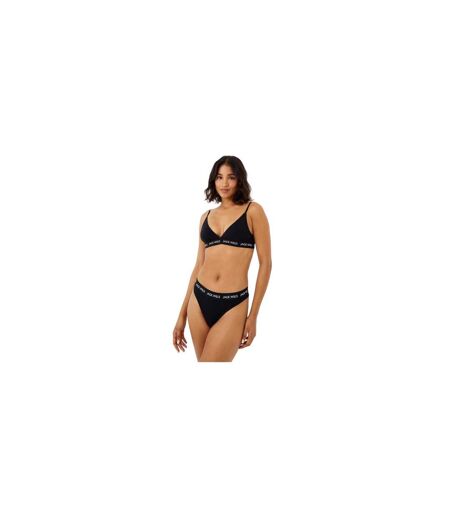 Lot De 3  Strings Motif/style Logo Deptford Femme Noir Jack Wills
