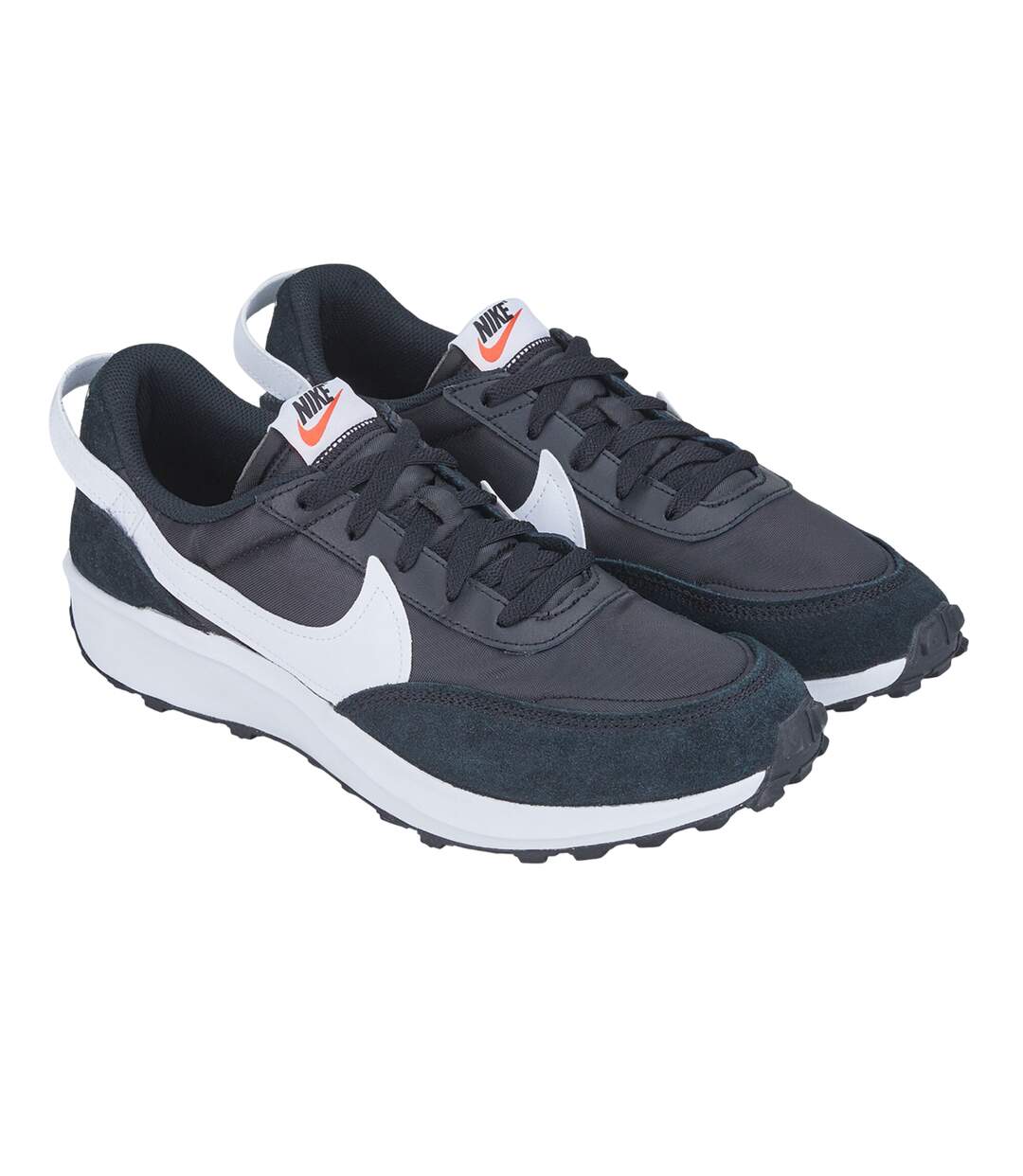 Baskets Style Quadrillage Homme Noir Blanc Nike-1