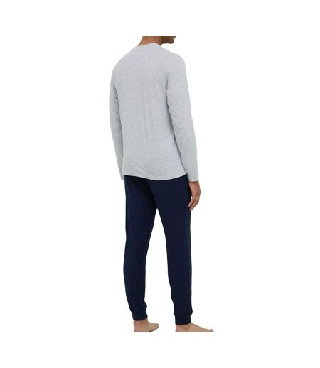 Pyjama noir/gris homme marine lacoste vxd