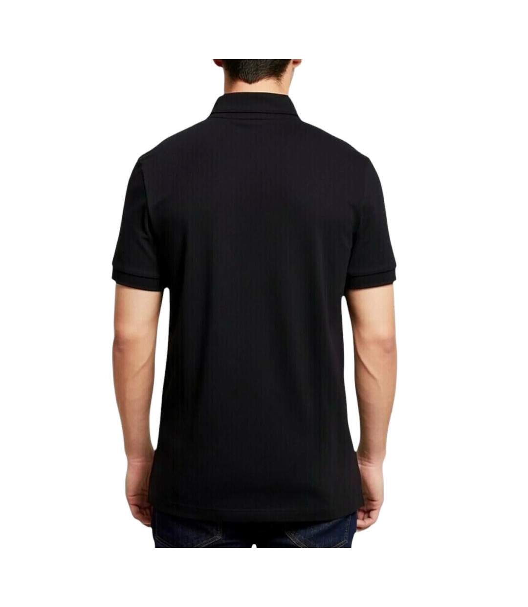 Polo noir homme lee cooper glc2046-2